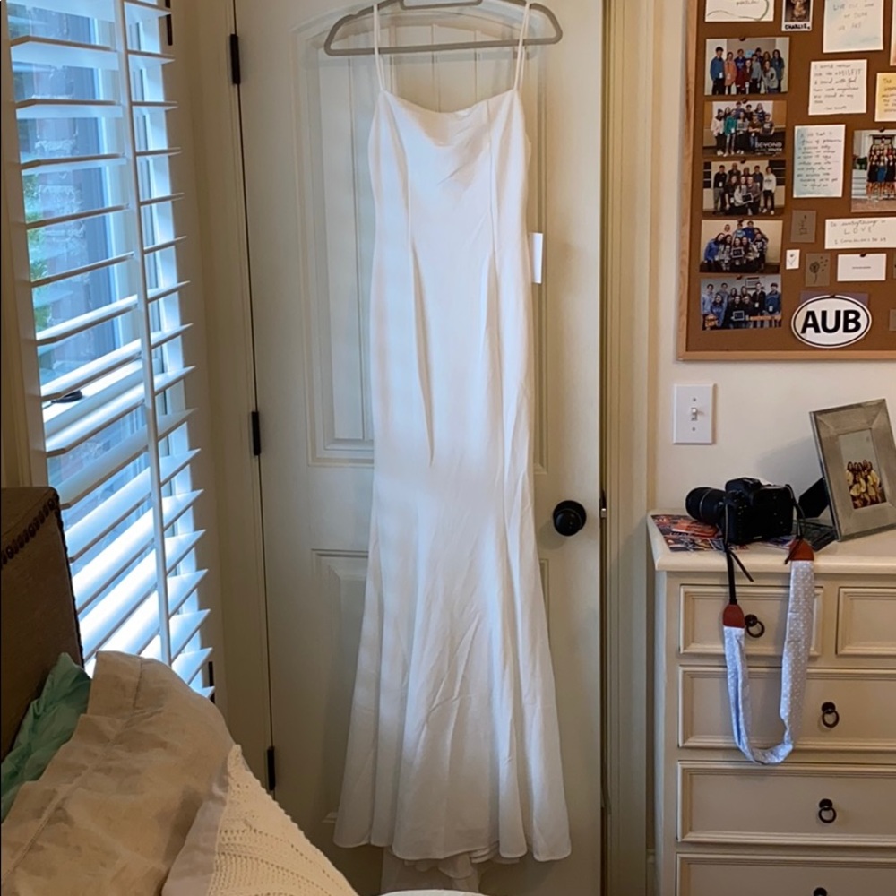 Alamour the Label Giorgia White Evening Gown